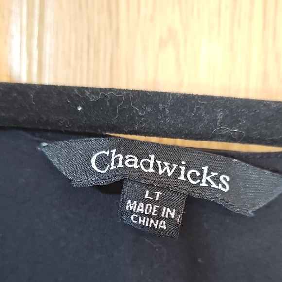 Chadwicks Classic Black Long Sleeve Dress - Picture 3 of 9